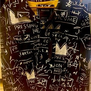 Reason X Basquiat exclusive collab
Men's black denim xL